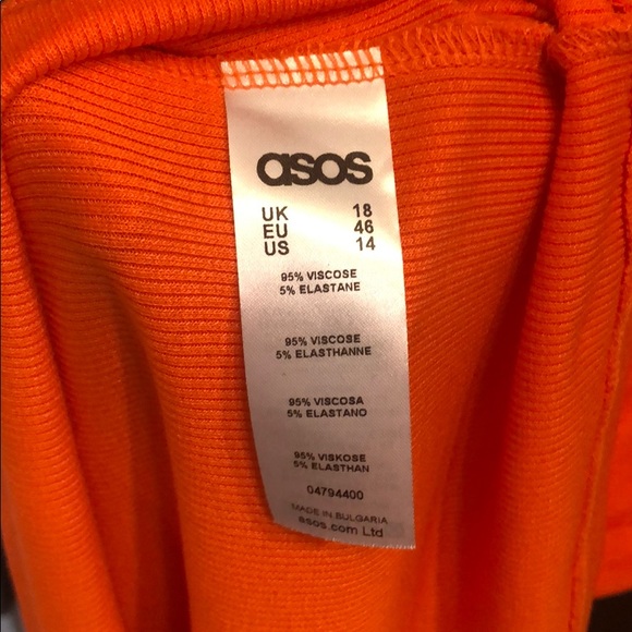 ASOS Ruffle Detail Column Dress - Picture 8 of 9